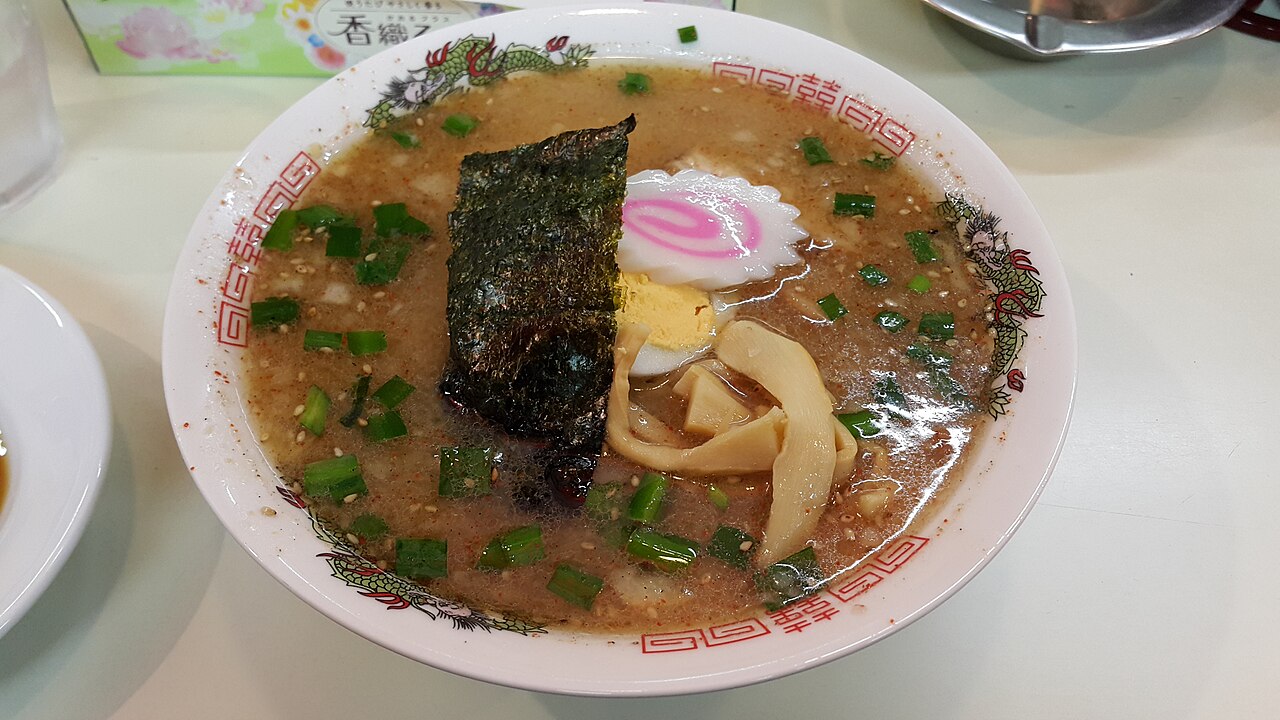 Página ilustrada de Ramen de cola de zorro de Senku