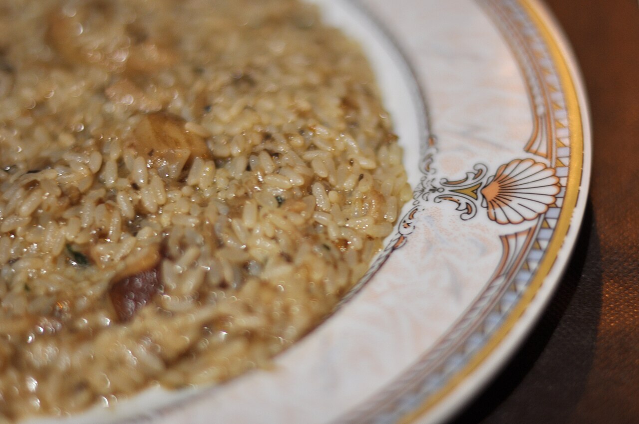 Página ilustrada de Risotto de manzana de Soma
