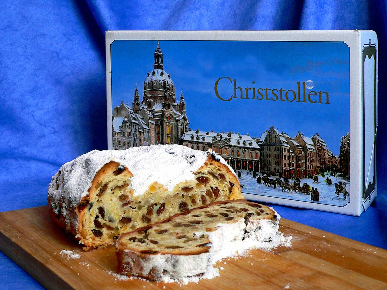 Página ilustrada de Stollen navideño de François